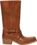 Max Mara Weekend Leren cowboy laarzen in country-stijl Brown Dames - Thumbnail 1