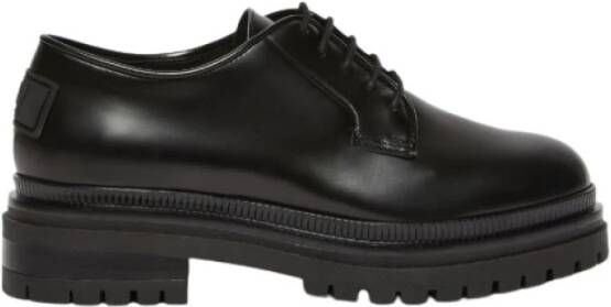 Max Mara Weekend Zwarte platte schoenen Haiti Black Dames