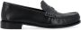 Max Mara Zwarte Leren Loafer Mocassin Black Dames - Thumbnail 1