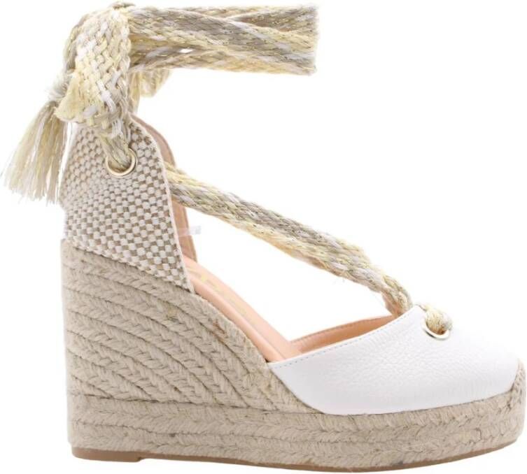 Maypol Stijlvolle Wedge Sandalen White Dames