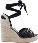 Maypol Verhoog je stijl met Spree Wedge Heels Black Dames - Thumbnail 23