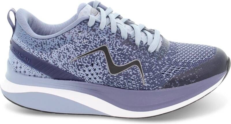 MBT Blauw en Grijs Vetersneakers voor Dames Blauw Dames