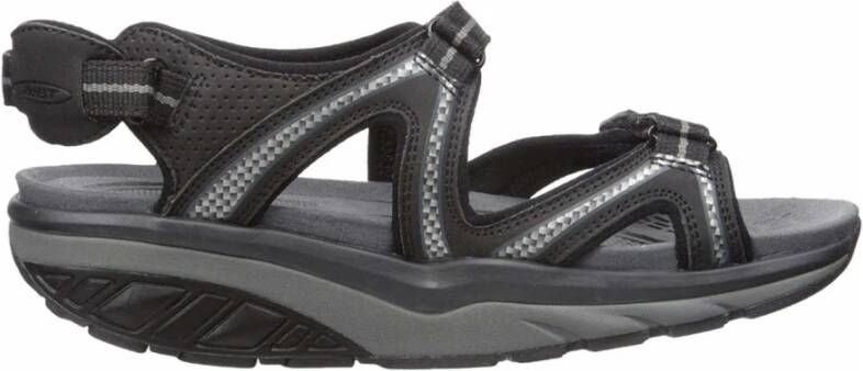 MBT Comfortabele Leren Sandalen Black Dames