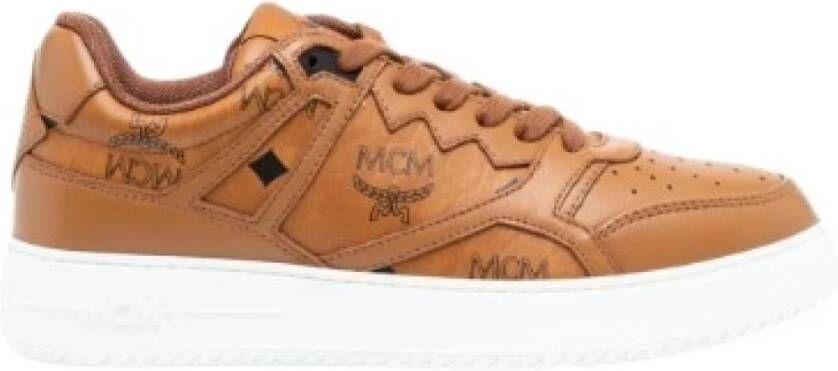 MCM Low-Top Sneakers W Neo Drby Vst Lt Co in cognac