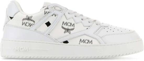 MCM Canvas Terrain Sneakers White Heren