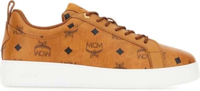 MCM Stijlvolle Sneakers voor Mannen en Vrouwen Brown Heren