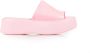 Melissa Glanzende Slip-On Platform Schoenen Pink Dames - Thumbnail 1