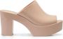 Melissa Beige Mule Sandalen Klassieke Stijl Beige Dames - Thumbnail 3