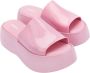 Melissa Glanzende Slip-On Platform Schoenen Pink Dames - Thumbnail 3