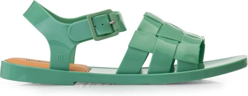 Melissa Groene Basket Sandalen Green Dames