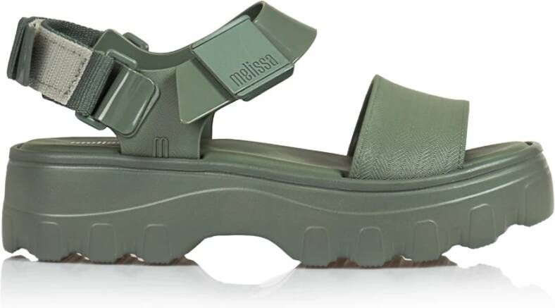 Melissa Groene Sandalen Kick Off Stijl Green Dames