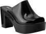 Melissa Platform Mule Sandalen Zwart Black Dames - Thumbnail 1