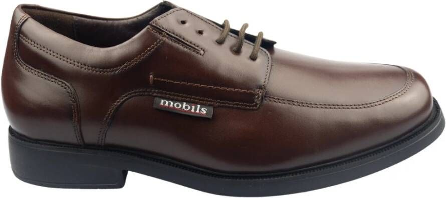 mephisto Armin Bruin Leren Brede Schoenen Brown Heren