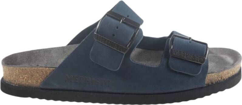 mephisto Blauwe Herensandaal Nerio Blue Heren