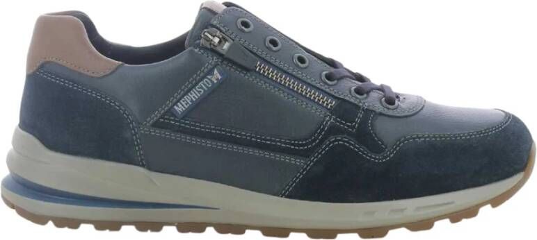 Mephisto Blauwe Herenschoenen Bradley W23 Blauw Heren