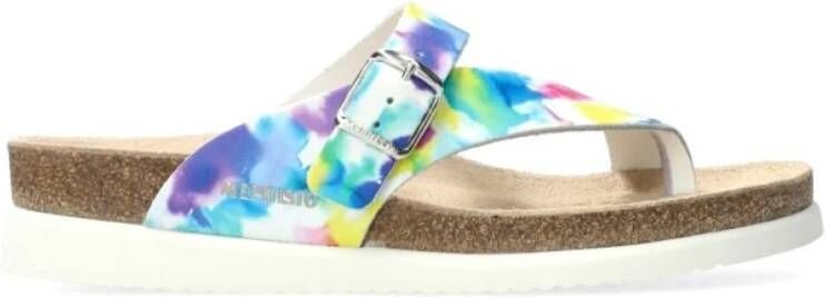 Mephisto Bloem Slide Teen Sandaal Multicolor Dames