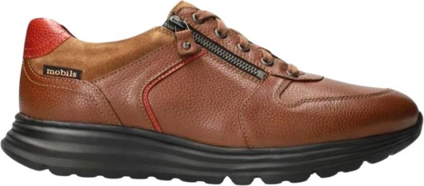 mephisto Brayan Heren Sneaker Hazelnootbruin leer Brown Heren