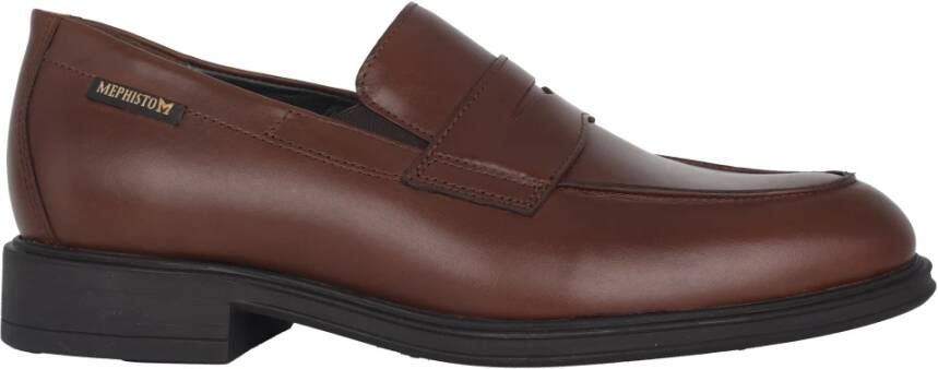 mephisto Bruine Heren Loafers Stijl & Comfort Brown Heren