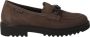 Mephisto Bruine Salka Damesloafer Fluweeleffect Brown Dames - Thumbnail 1