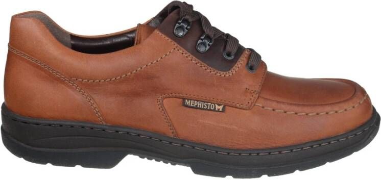 mephisto Bruine veterschoen voor heren Brown Heren