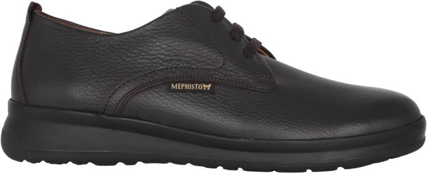 mephisto Bruine veterschoen voor heren Brown Heren