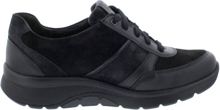 Mephisto Casual Veterschoenen Black Dames