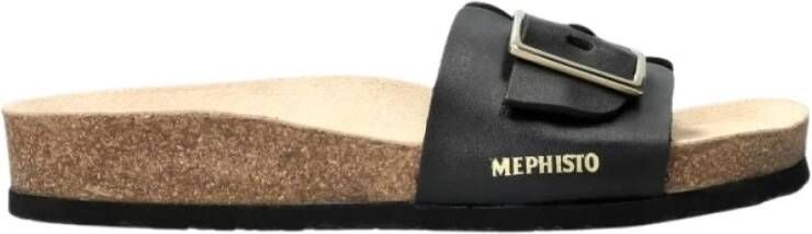 mephisto Comfortabele dames slippers met Soft-Air technologie Black Dames