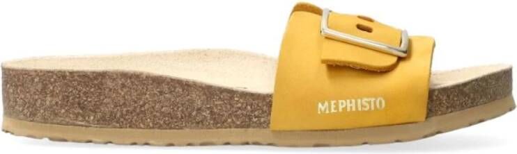 mephisto Comfortabele dames slippers met Soft-Air technologie Yellow Dames