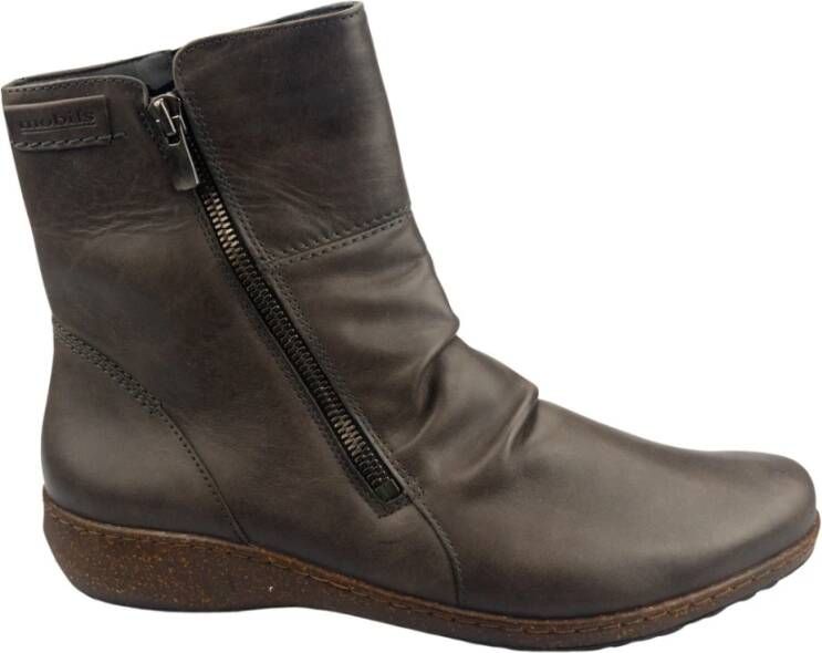 Mephisto Comfortabele Enkellaarzen voor Vrouwen Brown Dames