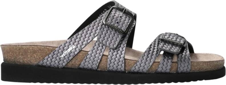 mephisto Comfortabele Grijze Sandaal met Verstelbare Bandjes Gray Dames