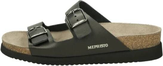 Mephisto Comfortabele Instappers voor Mannen Black Dames