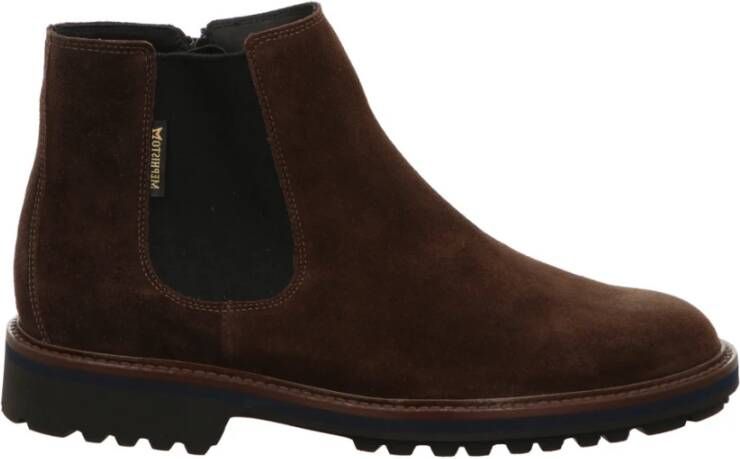 Mephisto Donkerbruine Laarzen Brown Heren