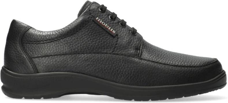 mephisto Ergonomische zwarte schoenen Ezard Black Heren