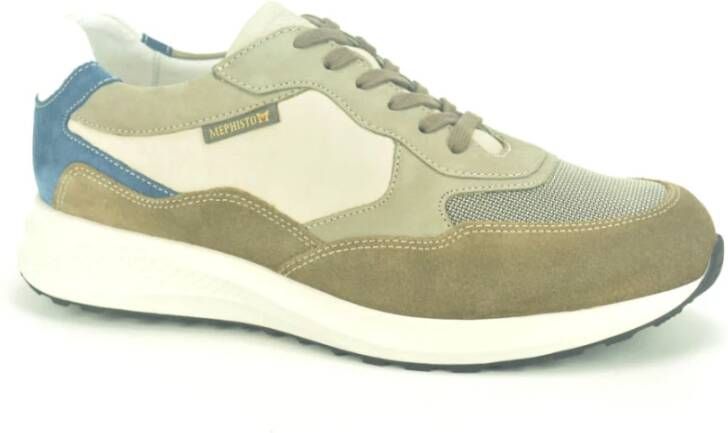 Mephisto Grijs Taupe Runner Tapijt Gray Heren