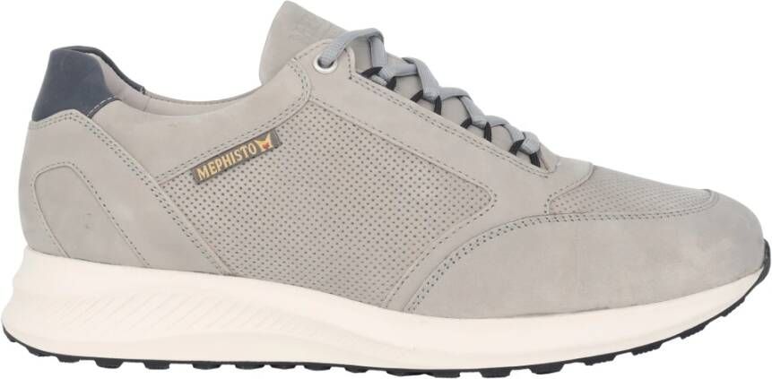 mephisto Grijze Heren Sneaker met Schokdemper Gray Heren