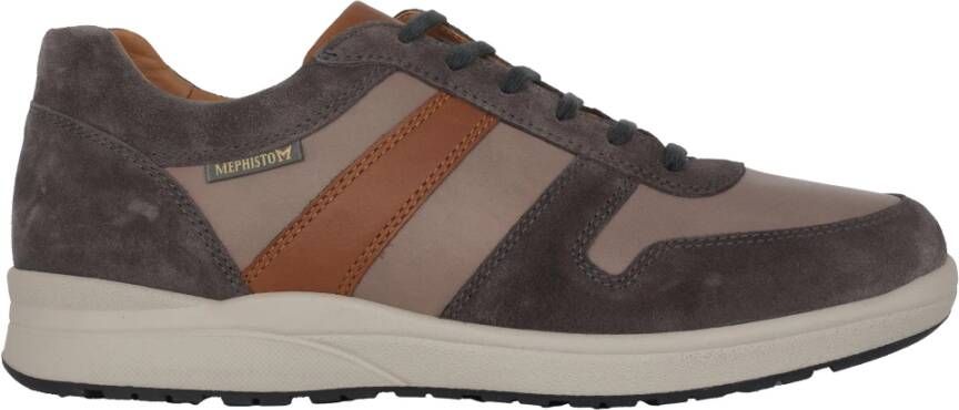 mephisto Grijze Herensneaker Multicolor Heren