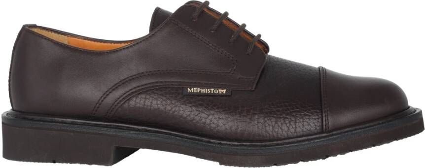 mephisto Handgemaakte Veterschoen Bruin Brown Heren