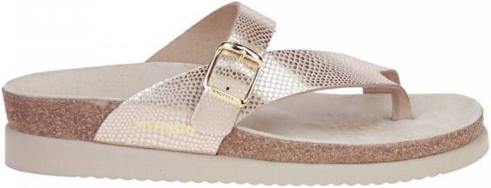 Mephisto Helen Metallic Slipper Beige Dames