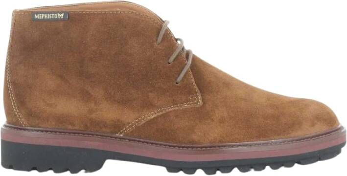 Mephisto Heren Schoenen Cognac Berto Brown Heren