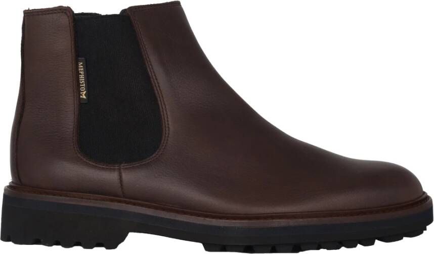 Mephisto Hoogwaardige Chelsea Boot Brown Heren