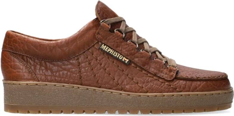 Mephisto RAINBOW heren veterschoen cognac bruin