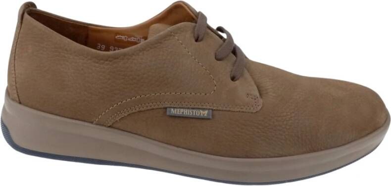 mephisto Lester Herenschoen met Veters Brown Heren