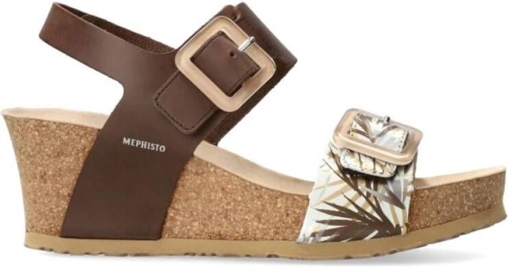 Mephisto Lichtgewicht damesandaal met Soft-Air technologie Brown Dames