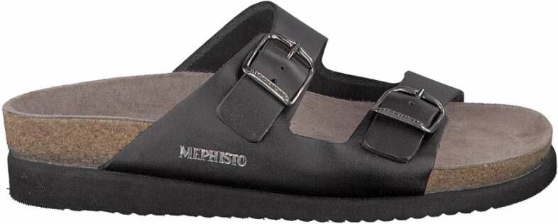 mephisto Luchtige en comfortabele damessandaal Black Dames