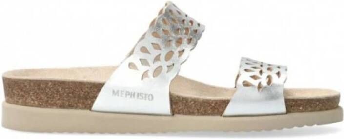 mephisto Metallic Roze Muiltjes Gray Dames