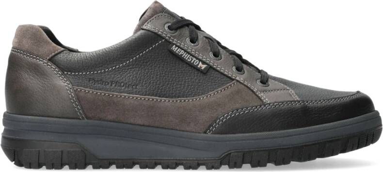 mephisto Paco Heren Veterschoen Black Heren