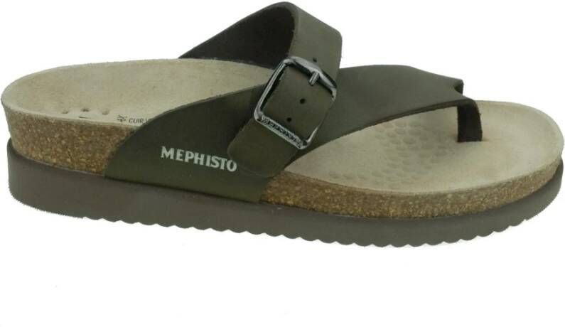 Mephisto Comfortabele Helen Damessandaal Green Dames