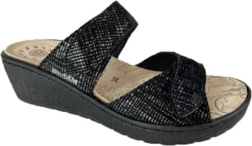 mephisto Schoenen Slipper Zwart Dames