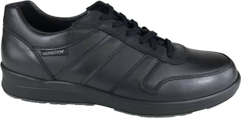 Mephisto Schoenen Sneaker Los Voetbed Black Heren