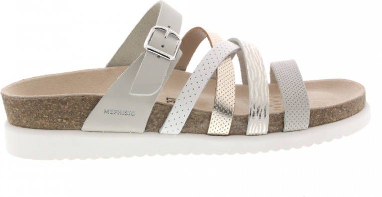 Mephisto HULEDA Volwassenen Dames slippersMoederdag Kleur: Wit beige